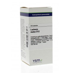 Artikel 4 enkelvoudig VSM Lachesis mutus D12 200 tabletten kopen