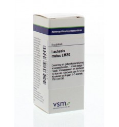 VSM Lachesis mutus LM30 4 gram globuli