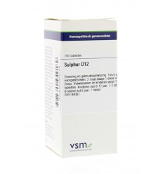 Artikel 4 enkelvoudig VSM Sulphur D12 200 tabletten kopen