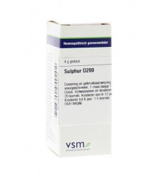 VSM Sulphur D200 4 gram globuli
