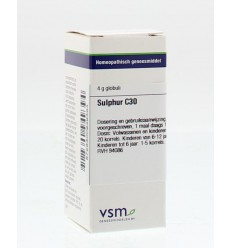VSM Sulphur C30 4 gram globuli