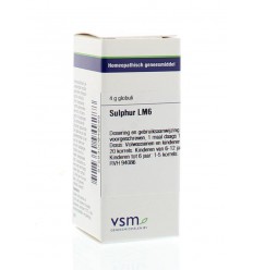 VSM Sulphur LM6 4 gram globuli