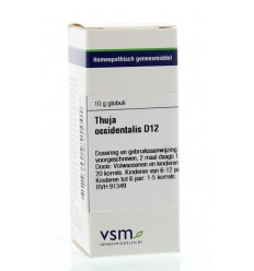 VSM Thuja occidentalis D12 10 gram globuli