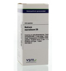 Artikel 4 enkelvoudig VSM Natrium muriaticum D6 200 tabletten