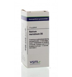 Artikel 4 enkelvoudig VSM Natrium muriaticum D6 10 gram kopen