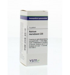 VSM Natrium muriaticum C30 4 gram globuli