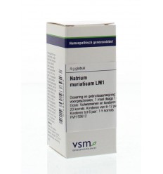 VSM Natrium muriaticum LM1 4 gram globuli