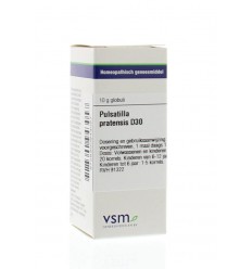 VSM Pulsatilla pratensis D30 10 gram globuli