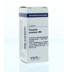 VSM Pulsatilla pratensis LM3 4 gram globuli