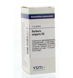 VSM Berberis vulgaris D3 10 gram globuli