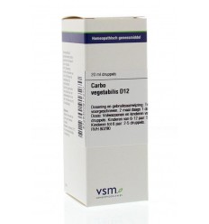 VSM Carbo vegetabilis D12 20 ml druppels