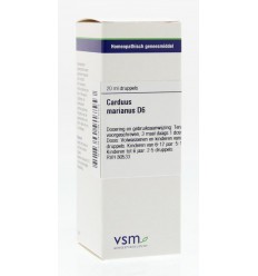 Artikel 4 enkelvoudig VSM Carduus marianus D6 20 ml kopen