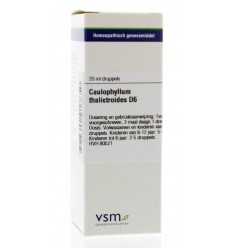 Artikel 4 enkelvoudig VSM Caulophyllum thalictr D6 20 ml kopen