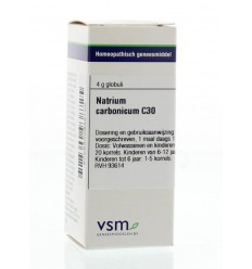 VSM Natrium carbonicum C30 4 gram globuli