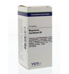 VSM Magnesium muriaticum D6 200 tabletten