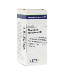 Artikel 4 enkelvoudig VSM Magnesium muriaticum LM6 4 gram kopen