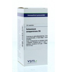 VSM Gelsemium sempervirens D6 200 tabletten