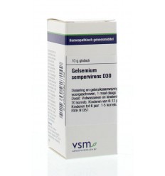 Artikel 4 enkelvoudig VSM Gelsemium semperviren D30 10 gram