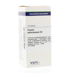 Artikel 4 enkelvoudig VSM Zincum valerianicum D4 200 tabletten