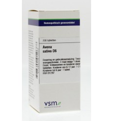 VSM Avena sativa D6 200 tabletten