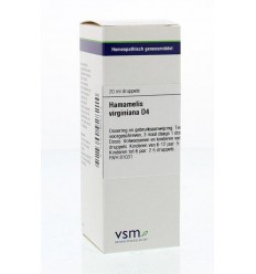 VSM Hamamelis virginiana D4 20 ml druppels