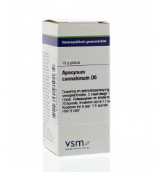 Artikel 4 enkelvoudig VSM Apocynum cannabinum D6 10 gram kopen