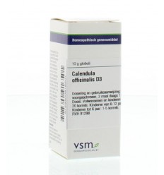 Artikel 4 enkelvoudig VSM Calendula officinalis D3 10 gram kopen
