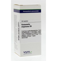 Artikel 4 enkelvoudig VSM Hamamelis virginiana D6 200 tabletten