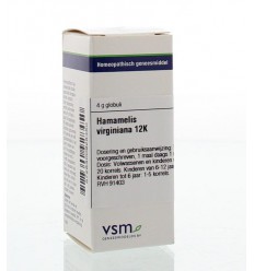 VSM Hamamelis virginiana 12K 4 gram globuli