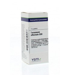 Artikel 4 enkelvoudig VSM Taraxacum officinale D30 10 gram kopen