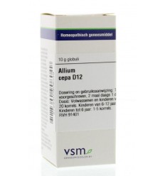 Artikel 4 enkelvoudig VSM Allium cepa D12 10 gram kopen