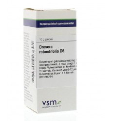 VSM Drosera rotundifolia D6 10 gram globuli