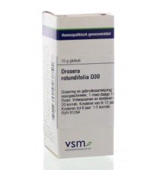 VSM Drosera rotundifolia D30 10 gram globuli