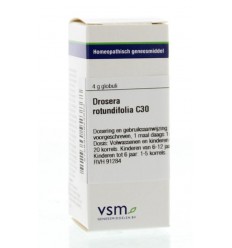 VSM Drosera rotundfolia C30 4 gram globuli