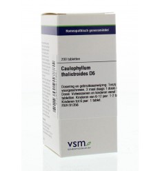 VSM Caulophyllum thalictroides D6 200 tabletten