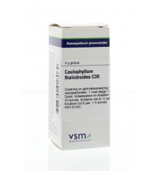 VSM Caulophyllum thalictroides C30 4 gram globuli