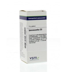 VSM Ipecacuanha D3 10 gram globuli