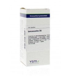 VSM Ipecacuanha D6 200 tabletten