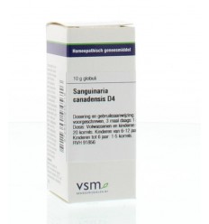 Artikel 4 enkelvoudig VSM Sanguinaria canadensis D4 10 gram