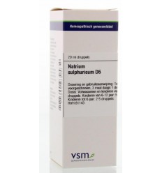 Artikel 4 enkelvoudig VSM Natrium sulphuricum D6 20 ml kopen