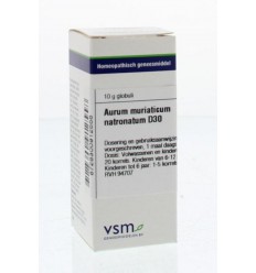 VSM Aurum muriaticum natronatum D30 10 gram globuli
