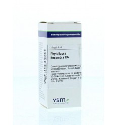 Artikel 4 enkelvoudig VSM Phytolacca decandra D6 10 gram kopen