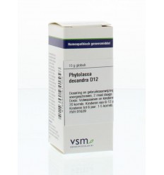 VSM Phytolacca decandra D12 10 gram globuli