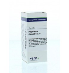 VSM Phytolacca decandra D30 10 gram globuli