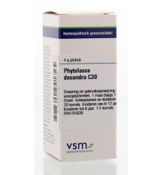 VSM Phytolacca decandra C30 4 gram globuli
