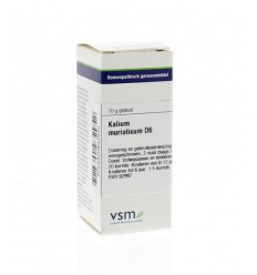 VSM Kalium muriaticum D6 10 gram globuli
