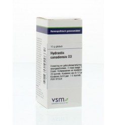 Artikel 4 enkelvoudig VSM Hydrastis canadensis D3 10 gram kopen