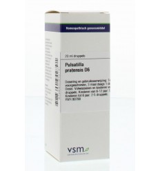 Artikel 4 enkelvoudig VSM Pulsatilla pratensis d6 20 ml kopen
