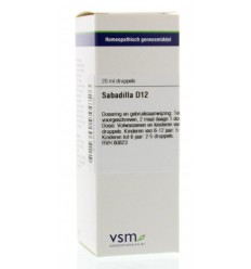 VSM Sabadilla D12 20 ml druppels