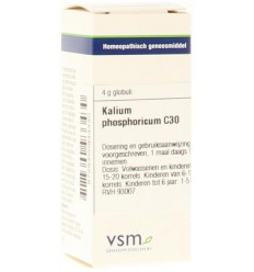 Artikel 4 enkelvoudig VSM Kalium phosphoricum C30 4 gram kopen